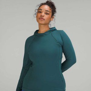 It's Rulu Long-Sleeve Hoodie - Green Jasper - Size 12